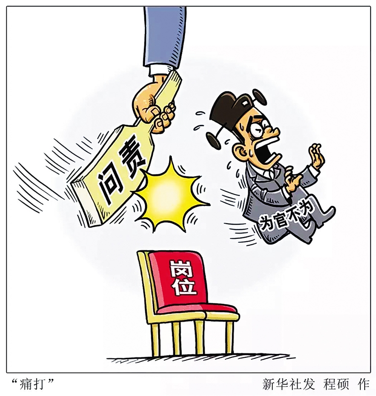 用問(wèn)責(zé)壓實(shí)選人用人責(zé)任